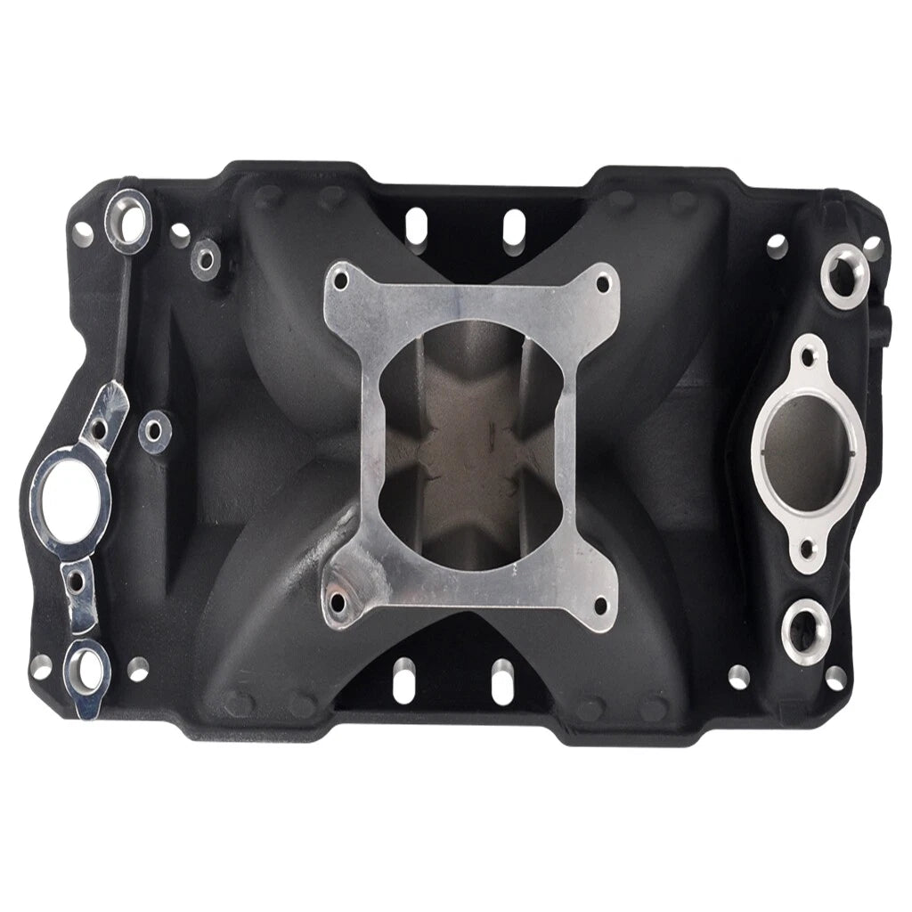 Intake Manifold Dual Plane Aluminum for Chevy Small Block SBC 350 400 (1956–1986)