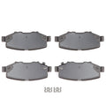Rear Ceramic Brake Pads Kit for Dodge Nitro Jeep Wrangler JK (2008–2012)