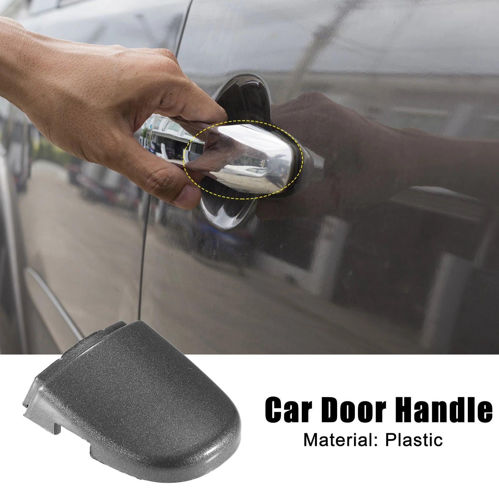 Front Left Exterior Door Handle Lock Cover Cap for Volkswagen Beetle 