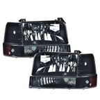 Smoke Lens Headlights for Ford Bronco, F-Series Super Duty (1992–1996)