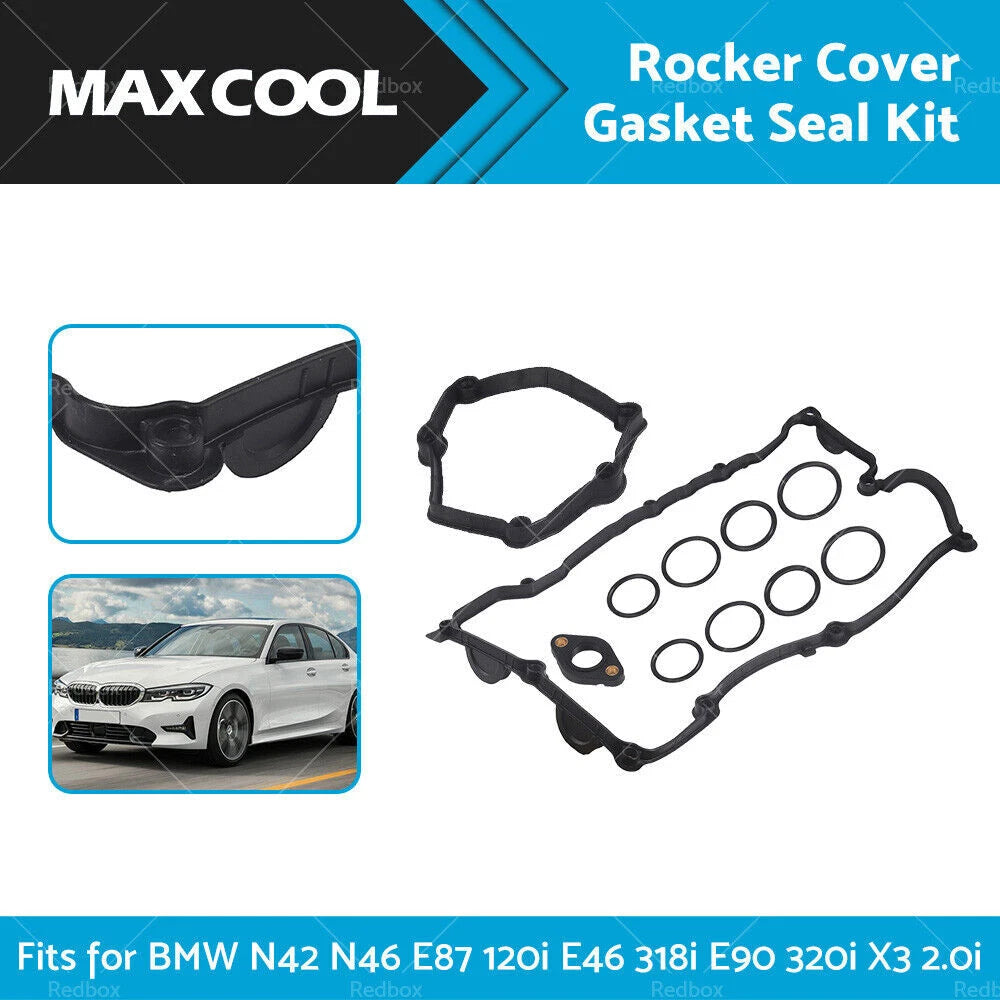 Rocker Cover Gasket Seal Kit for BMW 1 3 5 X1 X3 Z4 (N42 N46) 11120032224