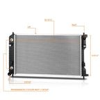 Aluminum Core Cooling Radiator DPI-13140 for Equinox/Terrain (2010–2017)
