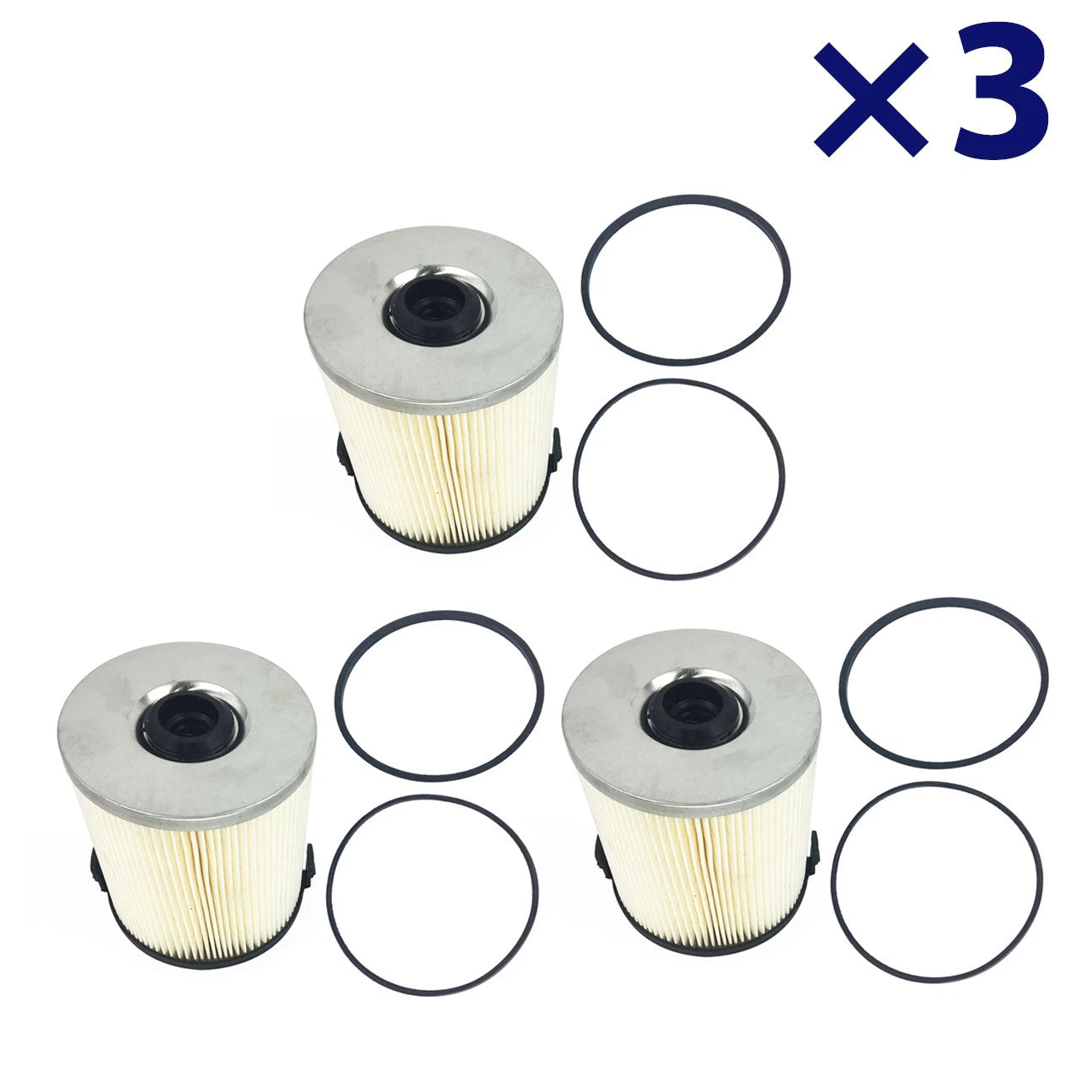 3PCS Fuel Filter for Ford F250 F350 F450 F550 7.3L Turbo Diesel (1994–1998)