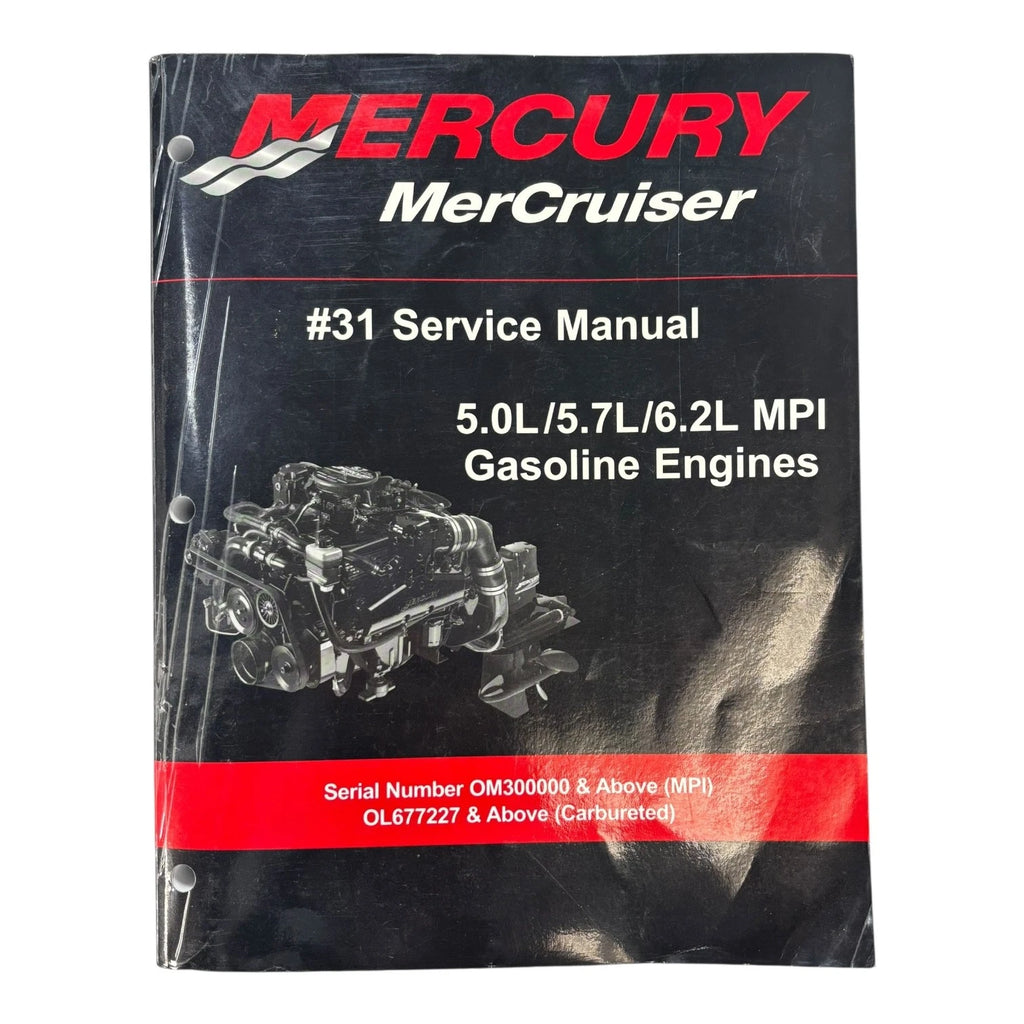 Mercury MerCruiser Manual for 5/5.7/6.2L MPI Gasoline Engines (90-864260001)