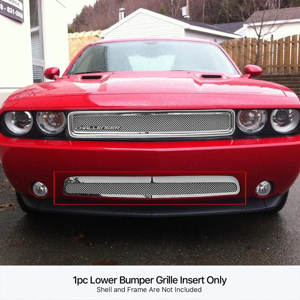 Stainless Chrome Mesh Grille Insert for Dodge Challenger (2011-2014)