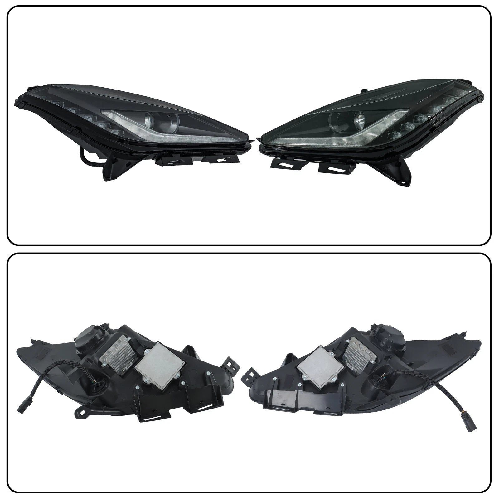 Headlight Set for Chevrolet Corvette (2014-2019) HID/Xenon