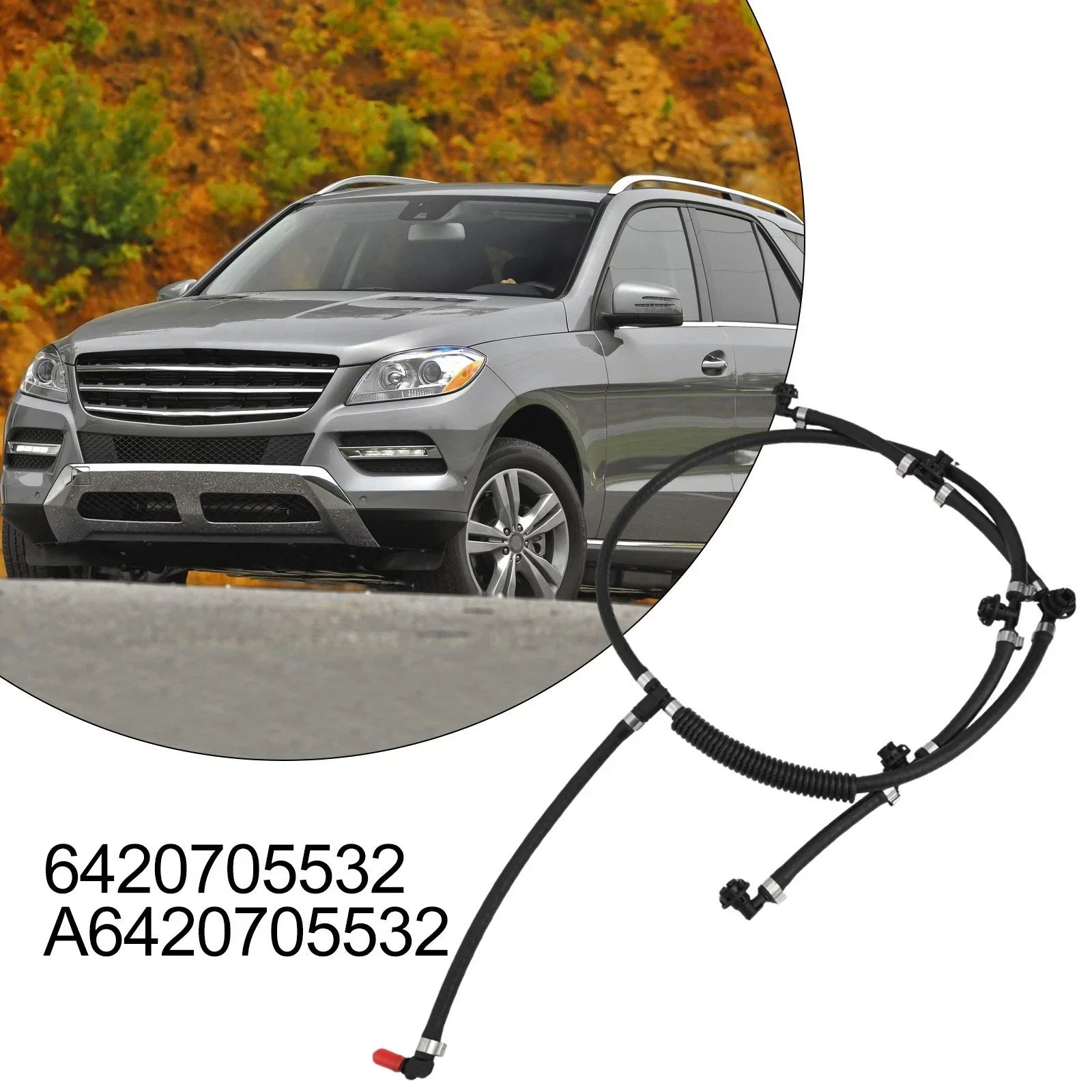 Heavy Duty Fuel Injector Return Hose for Mercedes E G S MCLK GLK C Class