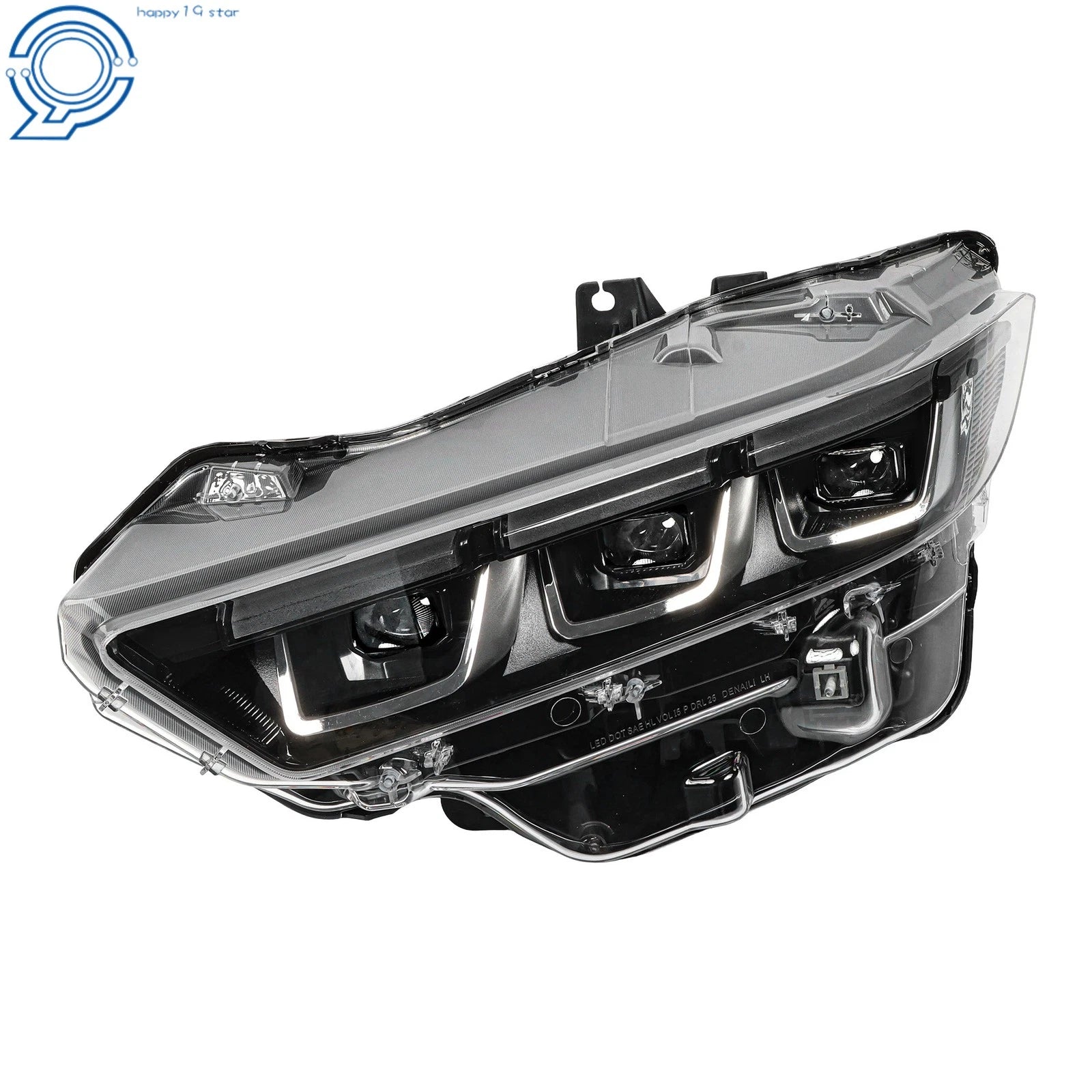 Full LED Headlight for Ford Mustang (2024–2026) Left Side, Black Style