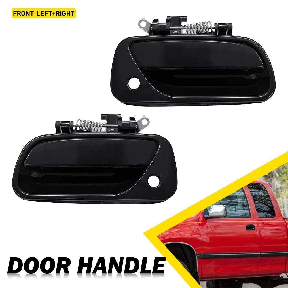 Set of 2 Exterior Door Handles for Toyota T100 (1993–1998) Black