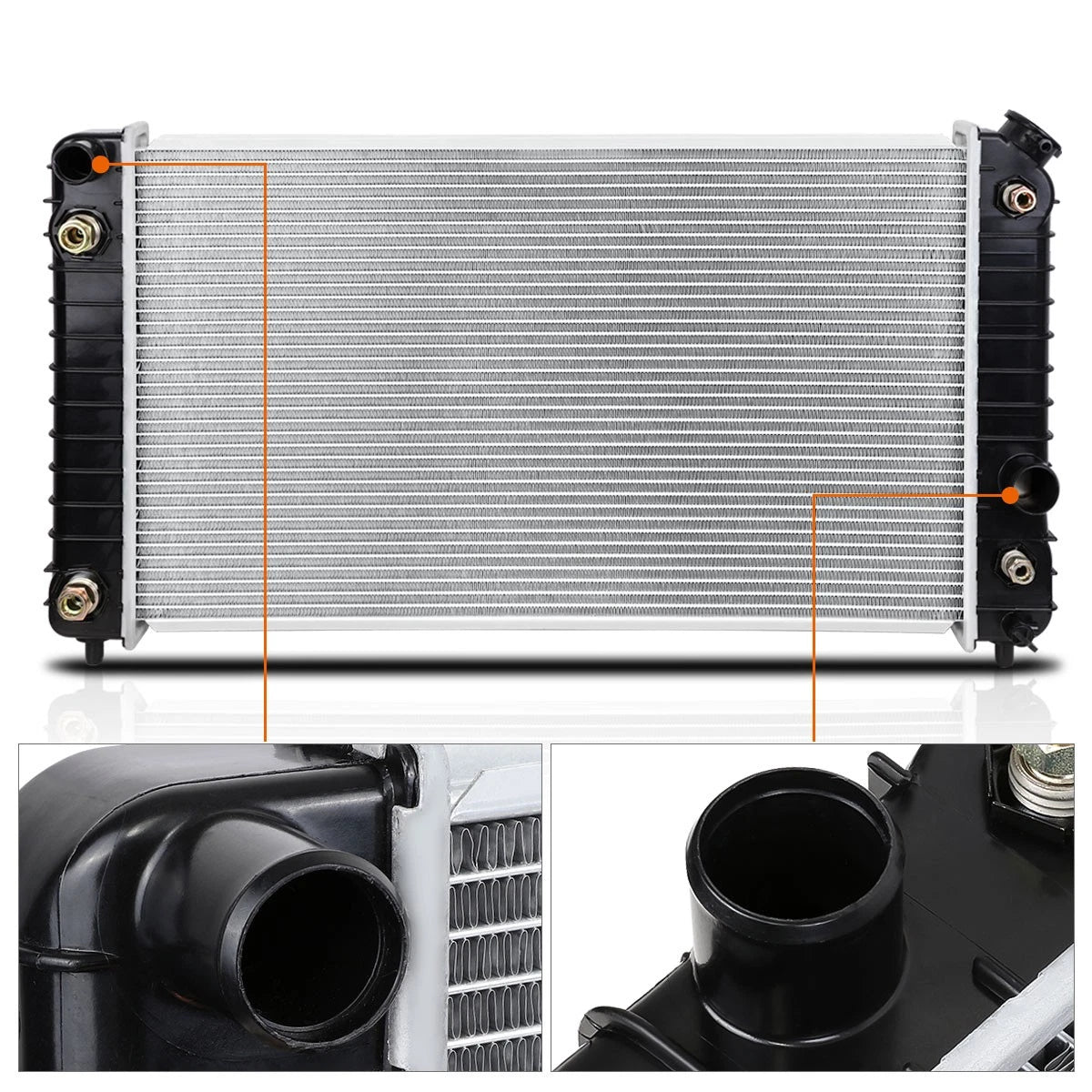Aluminum OE Replacement Radiator for Chevy Blazer/GMC Sonoma (1996–2005) DPI-1826