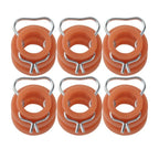 6Pcs Window Regulator Roller Bushings for Ford Mercury Falcon Mustang (1960-1970)