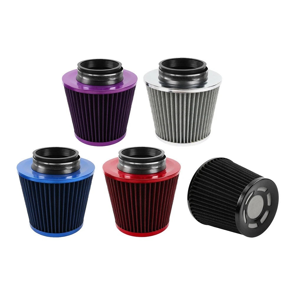 3" 76MM Inlet Cold Air Intake Filter for Universal Applications