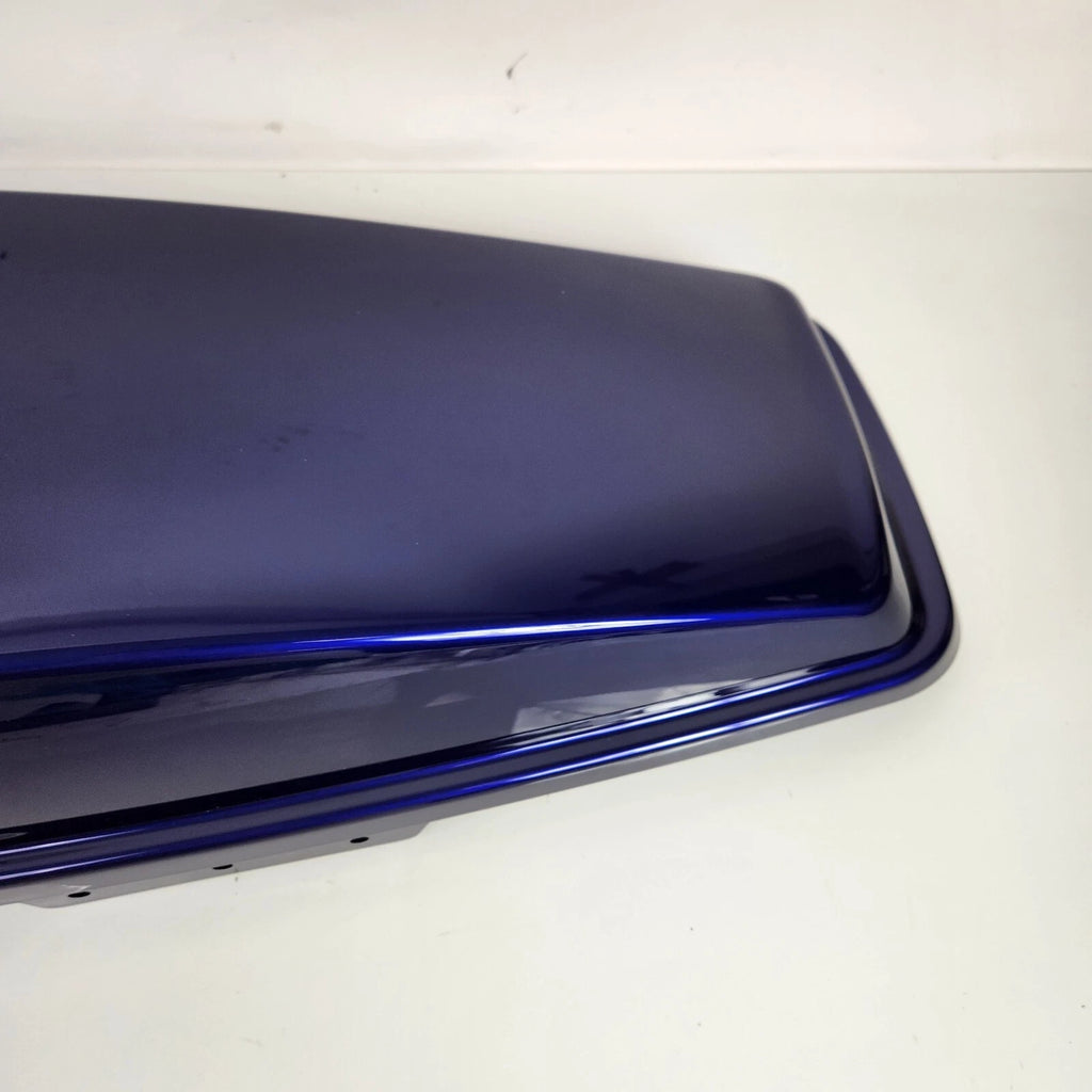 Left Saddlebag Boom Speaker Lid for Harley Touring (2014–2023) - Zephyr Blue