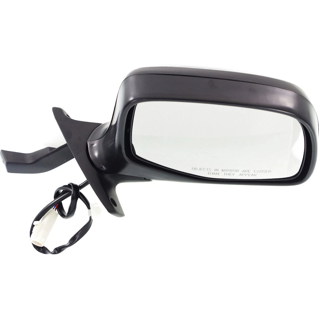 Set of 2 Power Side View Mirrors for F-Series Truck (Chrome & Black)