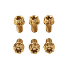 6pcs M8x35mm Titanium Torx Head Flange Screws for Motorcycle Bike
