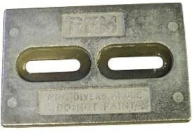 HULL ANODE Diver's Mini 152 x 102 x 13mm for Salt or Brackish Water