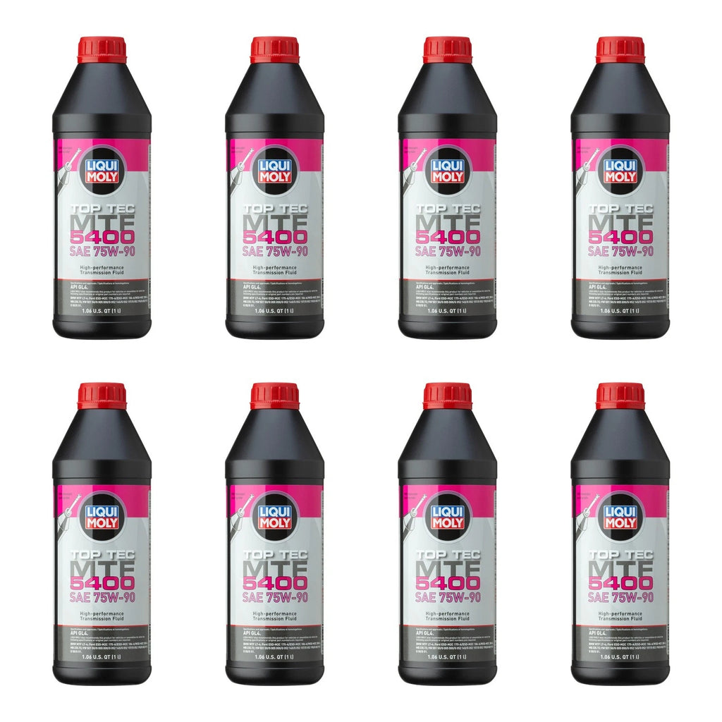 Set of 8 Liqui Moly Top Tec MTF 5400 75W-90 Gear Oil (8L)