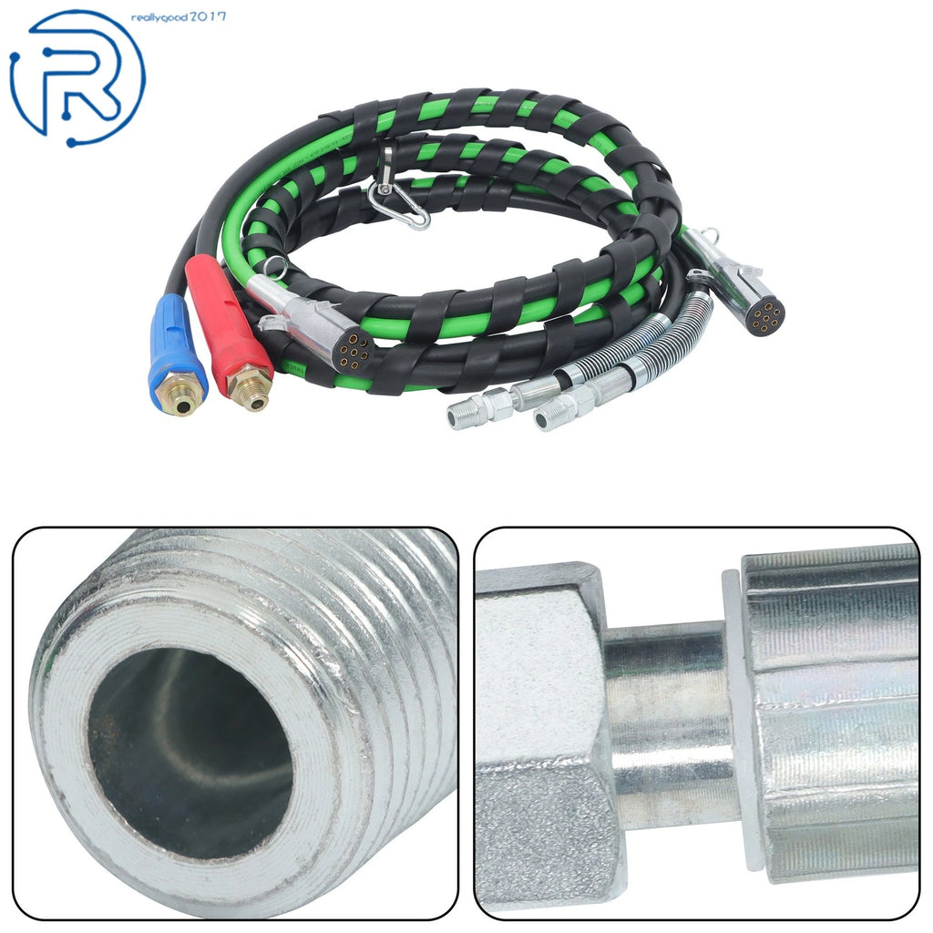 Power Air Line Hose Set with Glad Hands for Tractor