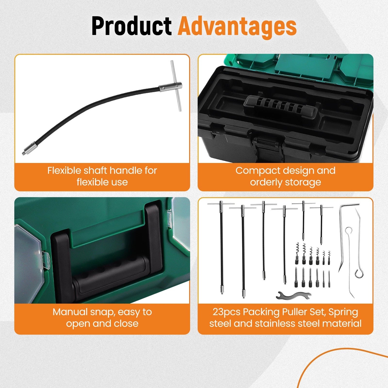 23pcs Packing Extractor Set for Automotive Applications (YYYY–YYYY)