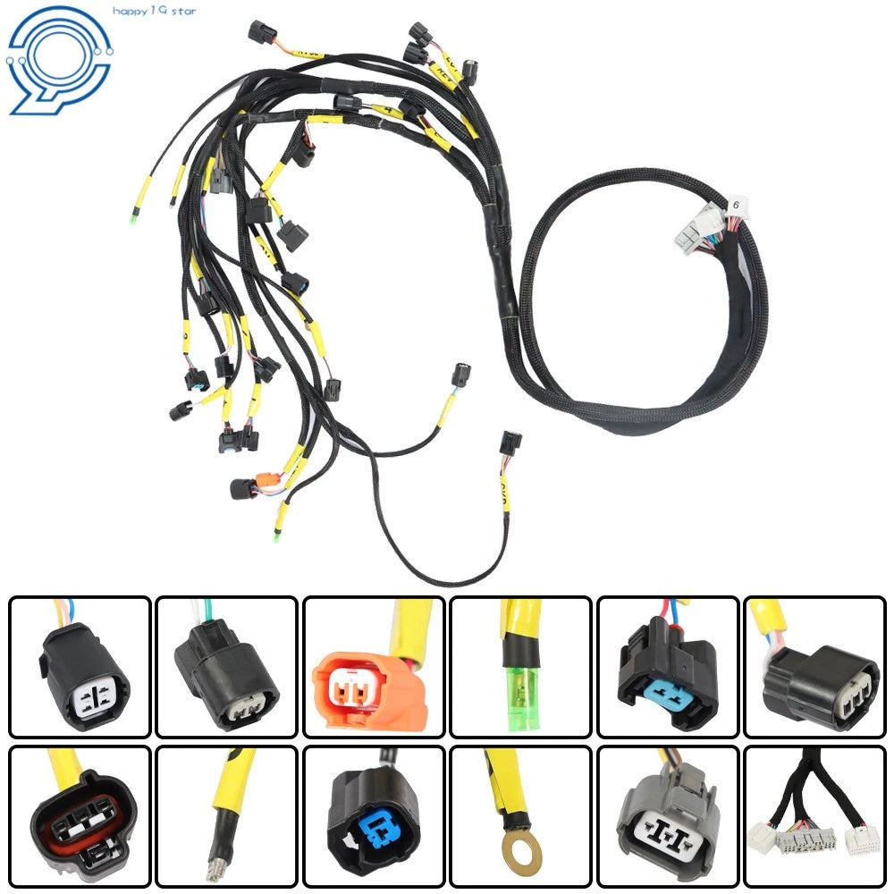 K-Series Tucked Engine Harness for Honda Acura Integra CRX EK EG (1990–2001)