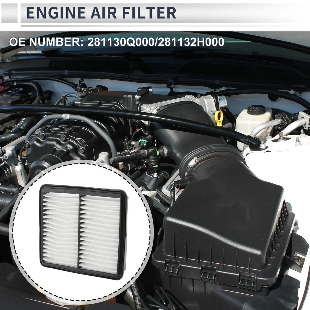 Engine Air Filter for Hyundai Elantra (2007-2010) - 1 x Quality Replacement