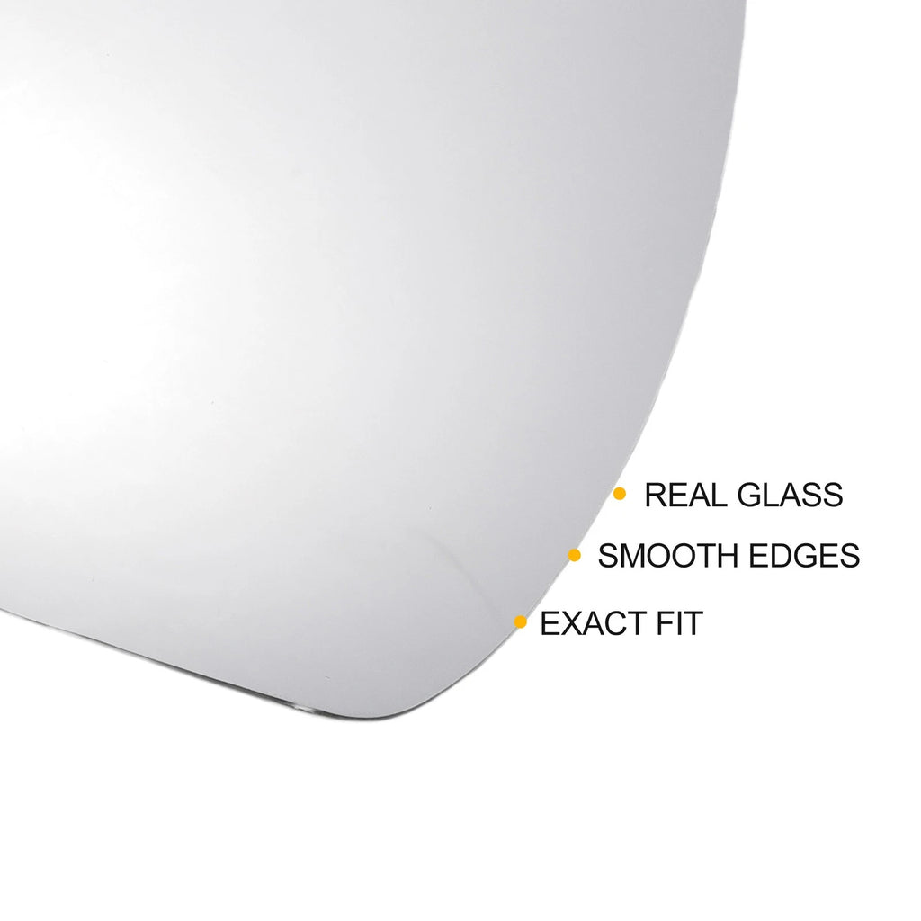 Right Side White Mirror Glass for Hyundai I30 (2017–2022)