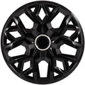 Set of 4 16" Universal Black Snap On Wheel Covers Hub Caps R16