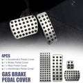 4X Accelerator & Brake Pedal Covers for Mercedes-Benz CLA180 (2015)