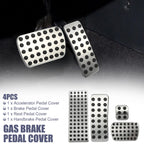 4X Accelerator & Brake Pedal Covers for Mercedes-Benz CLA180 (2015)