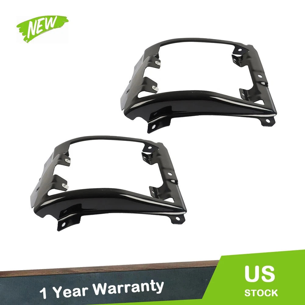 Set of 2 Front Bumper Headlight Brackets for Chevrolet Silverado 1500 (2016–2018)