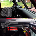Set of 4 Steel Grab Handles for Jeep Wrangler JK (2007–2017)