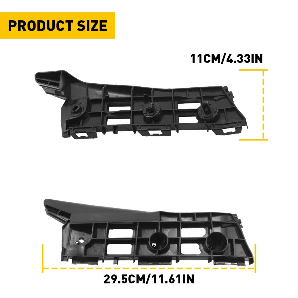 Set of 2 Front Bumper Retainer Brackets for Prius (2010–2015)