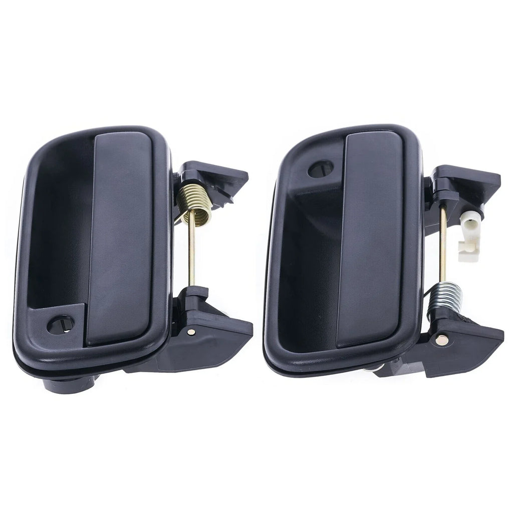 4pc Front & Rear Outer Door Handle Textured Black for Toyota Hilux (1988–1997)