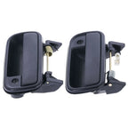 4pc Front & Rear Outer Door Handle Textured Black for Toyota Hilux (1988–1997)