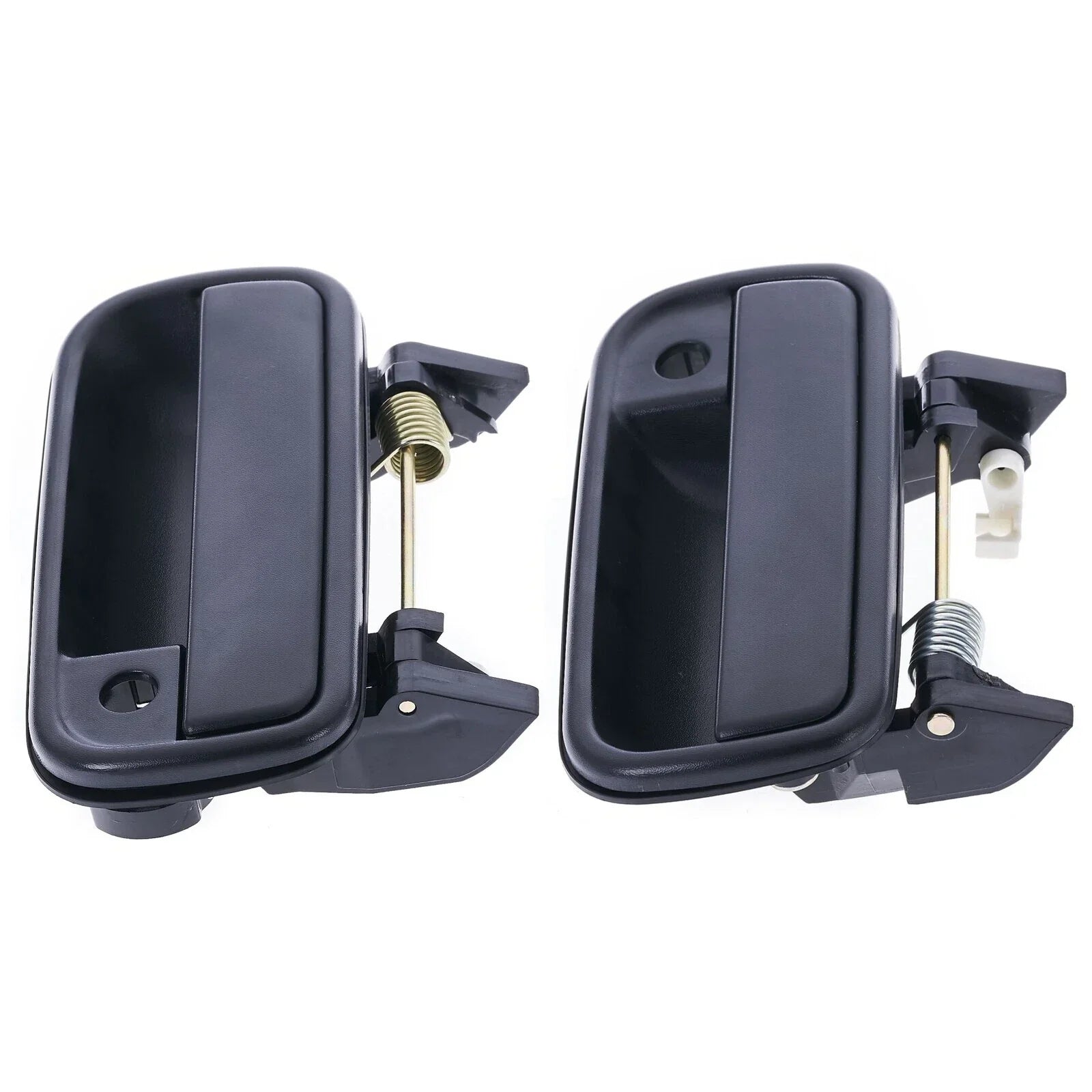 4pc Front & Rear Outer Door Handle Textured Black for Toyota Hilux (1988–1997)