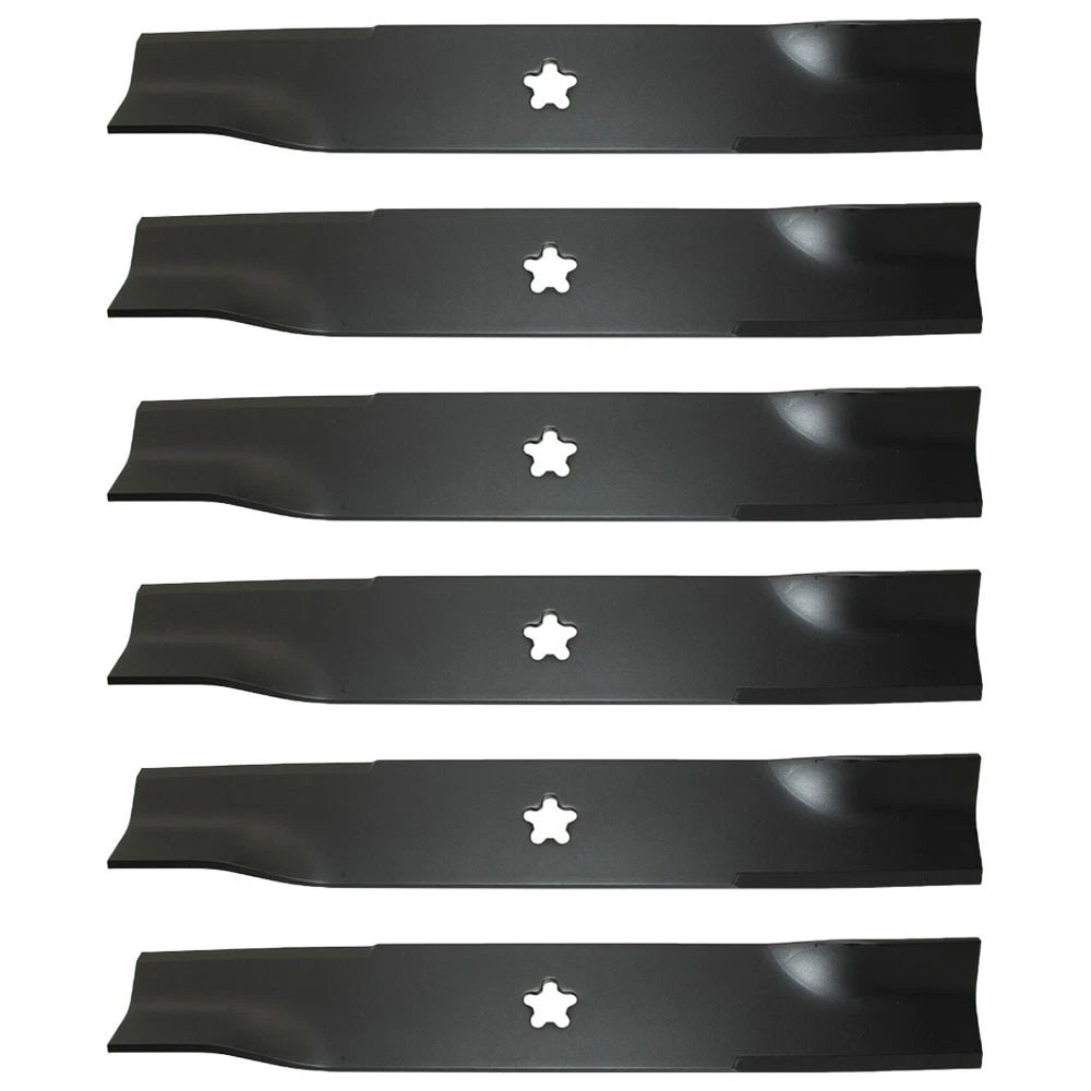 6 Blades 16-1/4" for Husqvarna EZ4220 YTH2648 GT48XLS (Fits 539113425 575296401)
