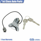 Ignition Lock Cylinder Chrome Bezel with Key for Ford Ranger Tempo (1983–1997)