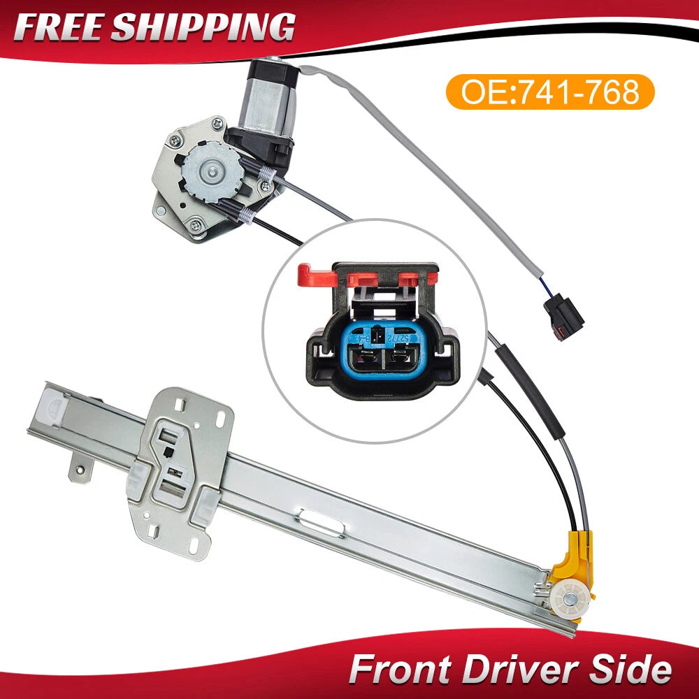 Front Left Power Window Regulator w/ Motor for Jeep Cherokee (1997–2001)