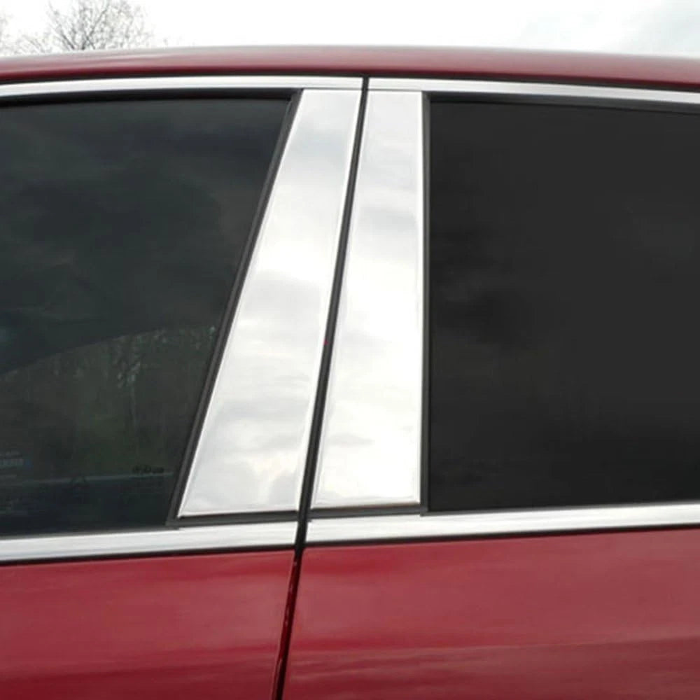 Luxury Stainless Steel Pillar Post Trim 4pc for 2017-2022 Kia Sportage