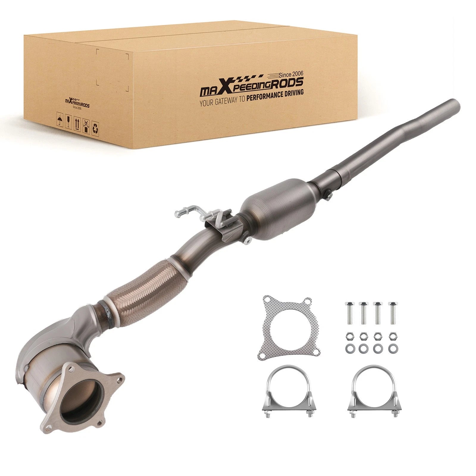 Catalytic Converter with Heat Shield for Volkswagen CC 2.0L (2009–2017)