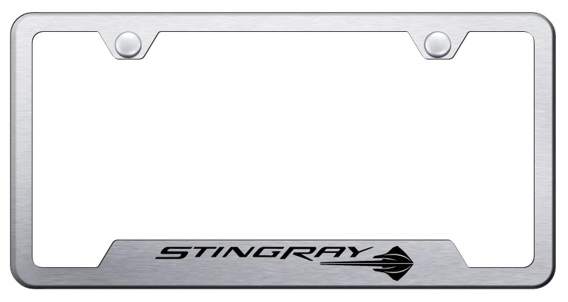 License Plate Frame for C7 Corvette Stingray (Laser Premium Metal)