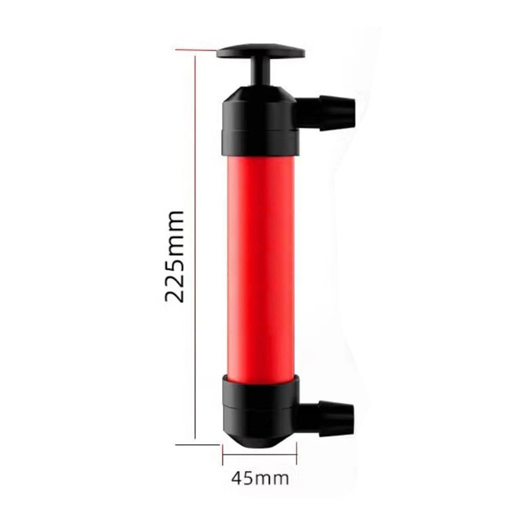 Tank Siphon Antifreeze Hand Pump with Trim-to-fit Hose Accessories