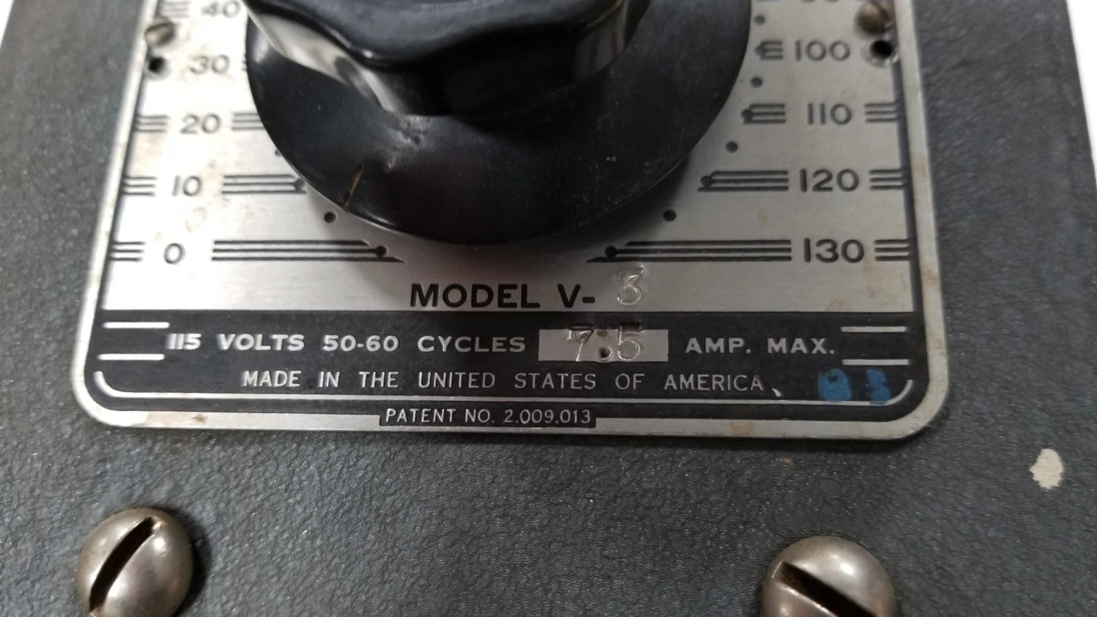 Vintage Varitran Transformer with Bracket for Model V