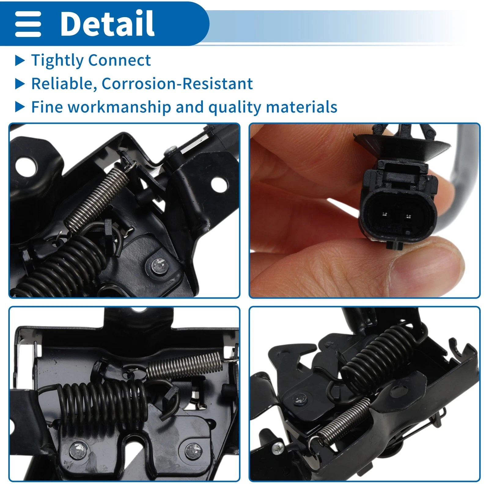 Hood Latch Assembly for Kia Soul (2020–2023) No. 81130K0000 1 Pc