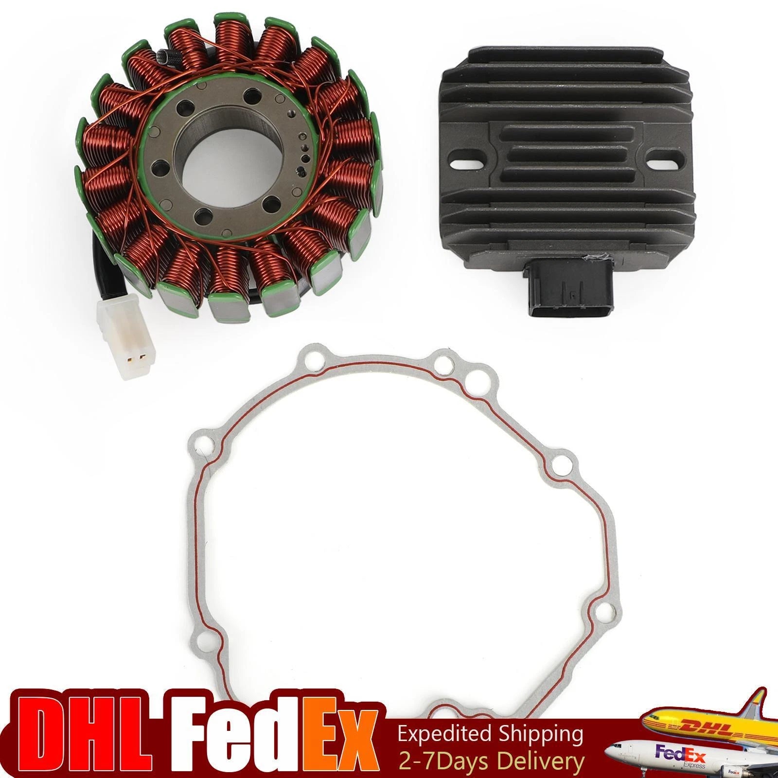 Stator Regulator Rectifier Gasket Set for Suzuki GSR600 (2006–2010) 31401-29G00 31401-29G20
