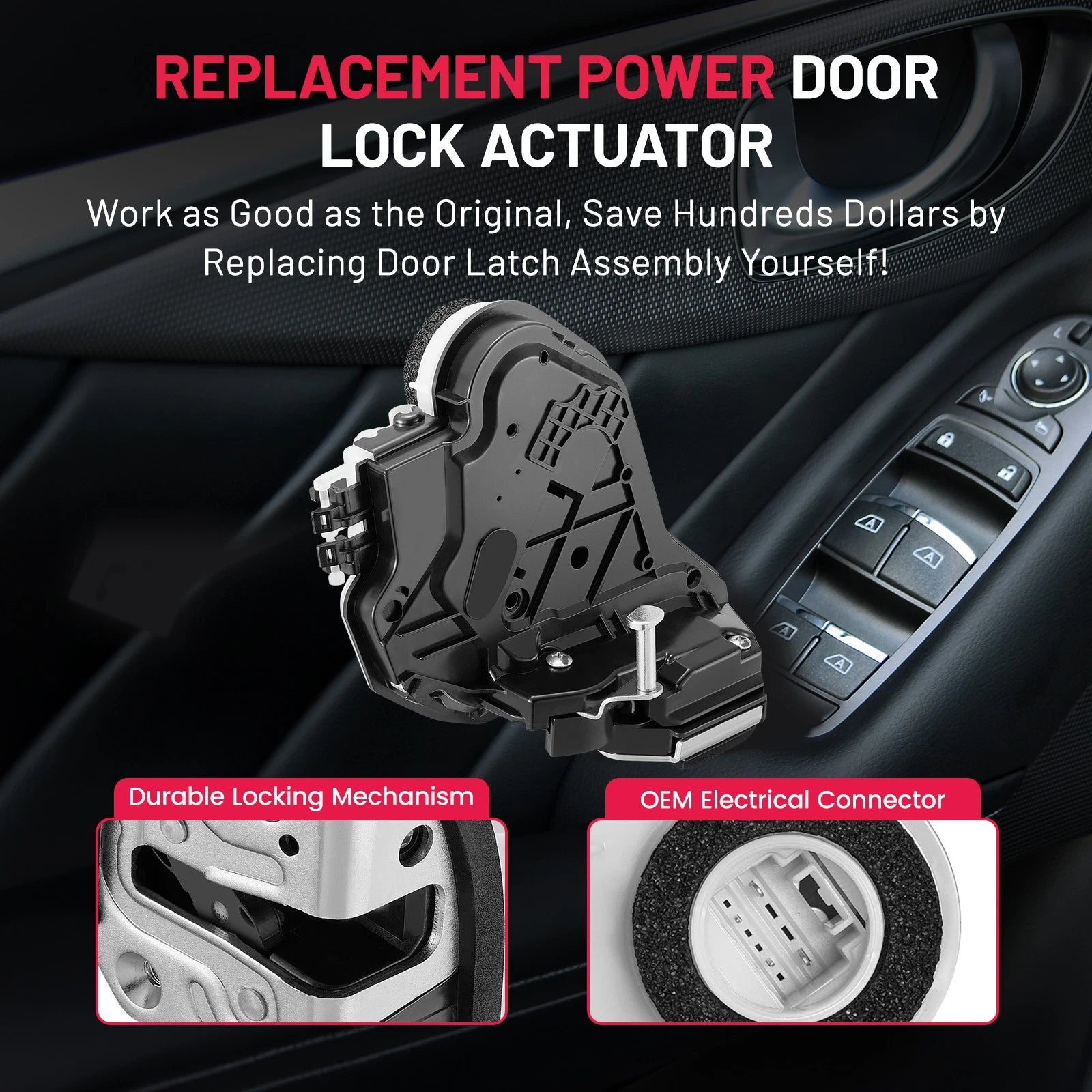 Rear Left Door Latch Lock Actuator for Toyota Camry (2018)