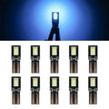 10pcs T5 5630 LED Speedometer Gauge Cluster Bulbs for Universal