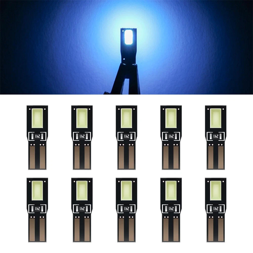 10pcs T5 5630 LED Speedometer Gauge Cluster Bulbs for Universal