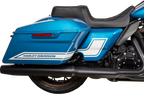 Predator 1Up Seat for Drag Specialties (Vinyl, Double Diamond Silver Stitch)