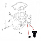 Flush Plug and Gasket for Suzuki Outboard (25-140 HP, 17913-99E12)